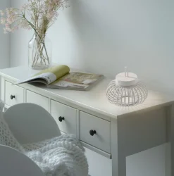 JUST LIGHT LED-Akku-Tischleuchte 1 flg weiß^ Außen Tischleuchten|Akku Tischleuchten