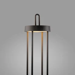 Außen Tischleuchten|Akku Tischleuchten>JUST LIGHT LED-Akku-Tischleuchte 1flg schwarz