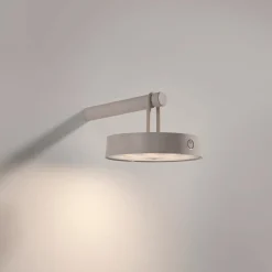 JUST LIGHT LED-Akku-Wandleuchte 1flg grau^ Außenwandleuchten|Außenleuchten
