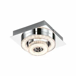 JUST LIGHT LED-Deckenleuchte 2flg silberfarben^ Deckenleuchten