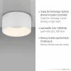 JUST LIGHT LED-Deckenleuchte 1flg weiß^ Deckenleuchten