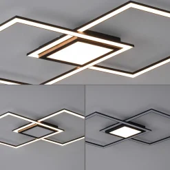 JUST LIGHT LED-Deckenleuchte 1flg schwarz^ Deckenleuchten