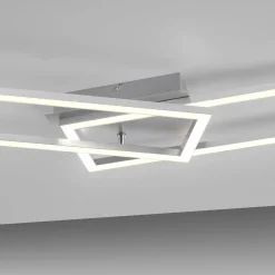 Deckenleuchten>JUST LIGHT LED-Deckenleuchte 1flg silberfarben