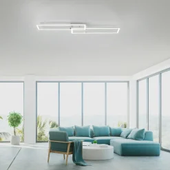 Deckenleuchten>JUST LIGHT LED-Deckenleuchte 1flg silberfarben