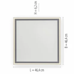 JUST LIGHT LED-Deckenleuchte 2flg weiß^ Deckenleuchten