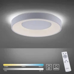 JUST LIGHT LED-Deckenleuchte 1flg weiß^ Deckenleuchten