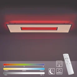JUST LIGHT LED-Deckenleuchte 2flg weiß^ Deckenleuchten