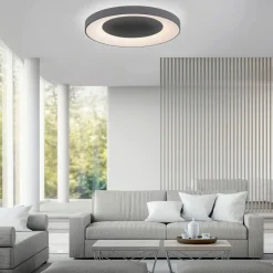 JUST LIGHT LED-Deckenleuchte 1flg grau^ Deckenleuchten