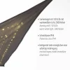 Sonnensegel|Außenleuchten>JUST LIGHT LED-Solar Sonnensegel grau