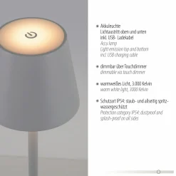 JUST LIGHT LED-Stehleuchte 1flg weiß^ Stehleuchten