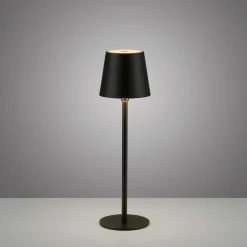 JUST LIGHT LED-Tischleuchte 1flg schwarz^ Außen Tischleuchten|Akku Tischleuchten