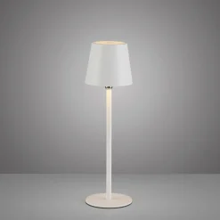 JUST LIGHT LED-Tischleuchte 1flg weiß^ Außen Tischleuchten|Akku Tischleuchten