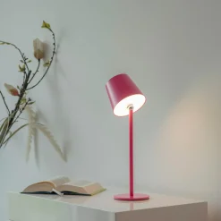 JUST LIGHT LED-Tischleuchte 1flg pink^ Außen Tischleuchten|Akku Tischleuchten