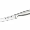 Messer>Justinus Steak-/Pizzamesser silberfarben
