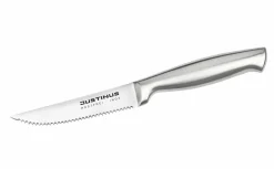 Messer>Justinus Steak-/Pizzamesser silberfarben