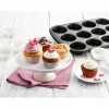 Backzubehör>Kaiser 12er Muffin-Backform 27x38cm schwarz