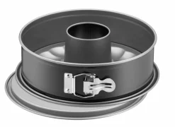 Kaiser Springform m.Rohrboden 26cm schwarz^ Backzubehör