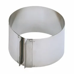 Kaiser Tortenring 9cm silberfarben^ Backzubehör