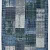 Moderne Teppiche>Karpi Moderner Webteppich blau