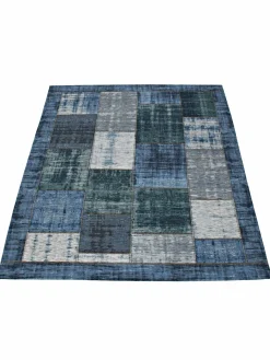 Moderne Teppiche>Karpi Moderner Webteppich blau