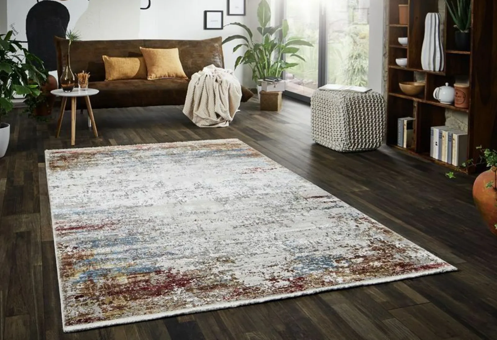 Karpi Webteppich modern beige^ Moderne Teppiche