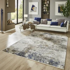 Moderne Teppiche>Karpi Webteppich modern beige