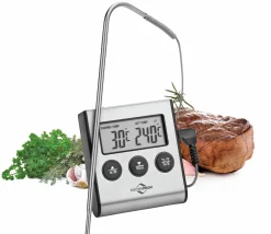 Küchenprofi Bratenthermometer silberfarben^ Küchenzubehör