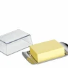 Serviergeschirr>Küchenprofi Butterdose silberfarbentransparent