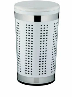 Wäscheaufbewahrung|Badaccessoires>Kela Sitz-Wäschebox weiß