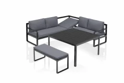 KETTLER Casual Dining Eckset grau^ Gartentischgruppen
