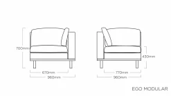 KETTLER Eckteil grau^ Gartenlounge Sets