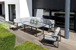 Lounge Sessel>KETTLER Endteil links grau