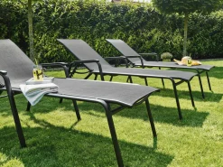 Gartenliegen>KETTLER Stapelliege grau