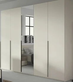 Kleiderschrank beigeweiß^ Kleiderschränke