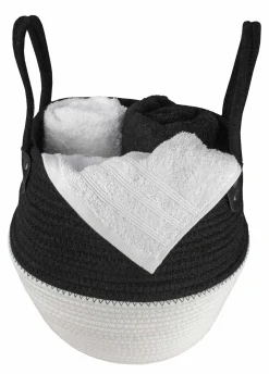 Badzubehör|Badaccessoires>Kleine Wolke Aufbewahrungskorb schwarz