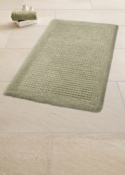 Badteppiche>Kleine Wolke Badteppich grün