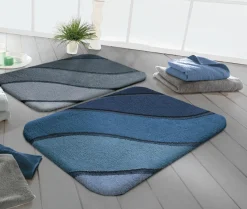 Kleine Wolke Badteppich grau^ Badteppiche