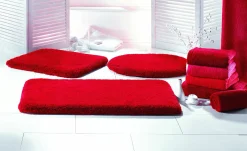Badteppiche>Kleine Wolke Badteppich rot