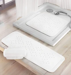 Badzubehör|Badaccessoires>Kleine Wolke Duscheinlage weiß