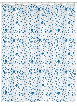 Kleine Wolke Duschvorhang blau^ Badzubehör|Badaccessoires