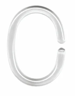 Kleine Wolke Duschvorhang-Ringe weiß^ Badzubehör|Badaccessoires