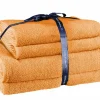 Handtuchsets>Kleine Wolke Frottier-Set braun