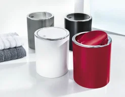 Badzubehör|Badaccessoires>Kleine Wolke Kosmetikeimer schwarz