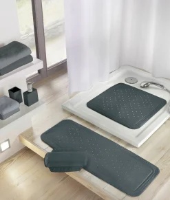 Badzubehör|Badaccessoires>Kleine Wolke Wanneneinlage grau