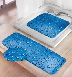 Kleine Wolke Wanneneinlage blau^ Badzubehör|Badaccessoires