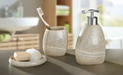 Kleine Wolke WC-Bürsten-Halter beige^ Badzubehör|Badaccessoires