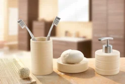 Badzubehör|Badaccessoires>Kleine Wolke Zahnputzbecher beige