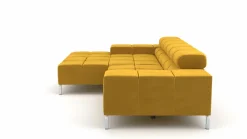Lascondo Eckgarnitur gelbgoldfarben^ Sofas & Couches