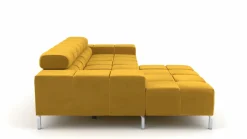 Lascondo Eckgarnitur gelbgoldfarben^ Sofas & Couches
