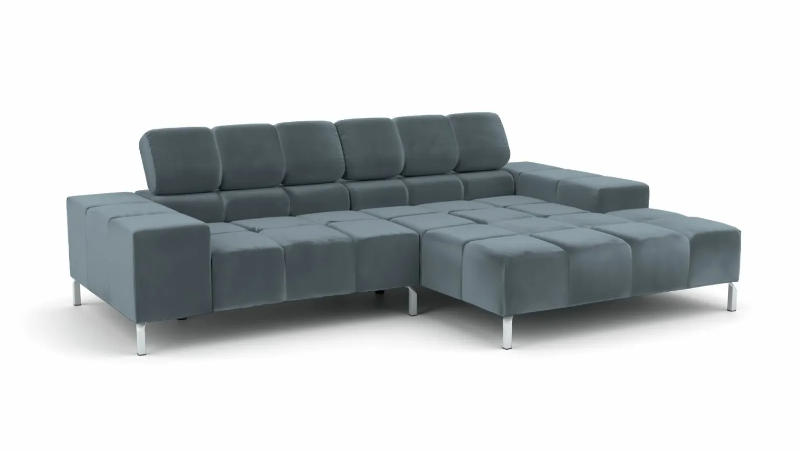 Sofas & Couches>Lascondo Eckgarnitur grau